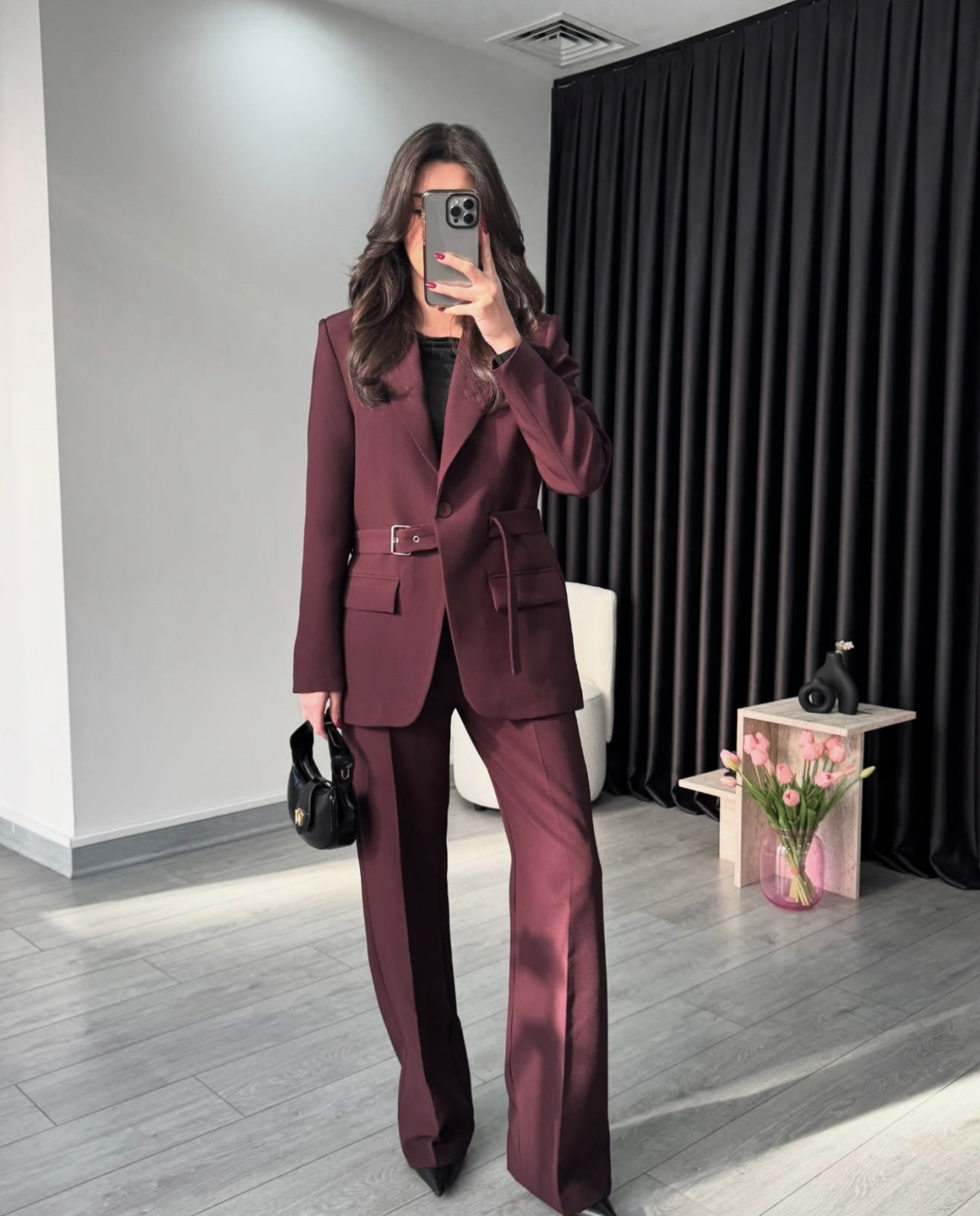 Empowerment Belted Blazer