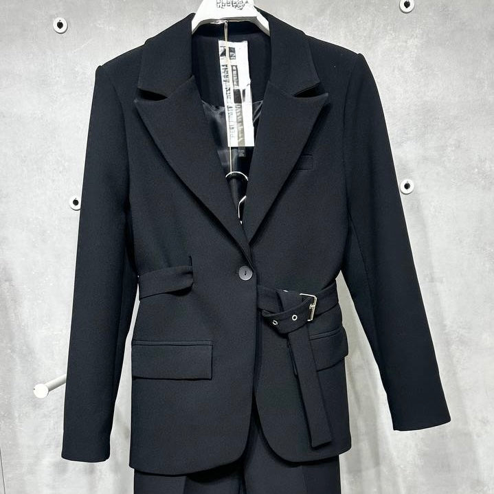 Empowerment Belted Blazer