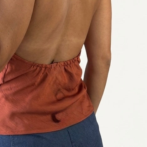 Draped Halter Top