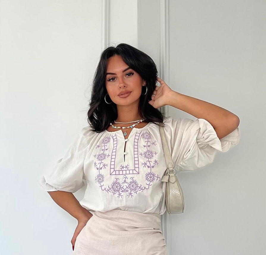 Front Embroidered