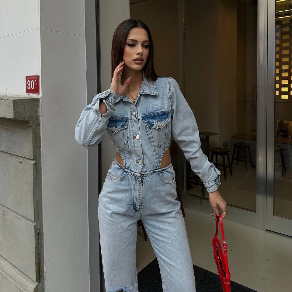 Nova Denim Jumpsuit
