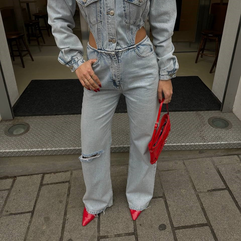 Nova Denim Jumpsuit