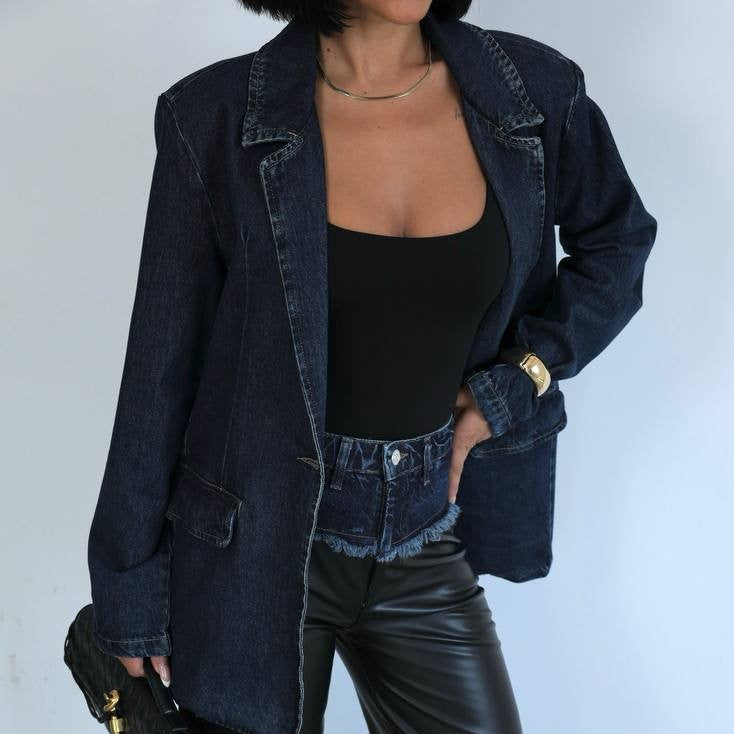 Denim Luxe Blazer