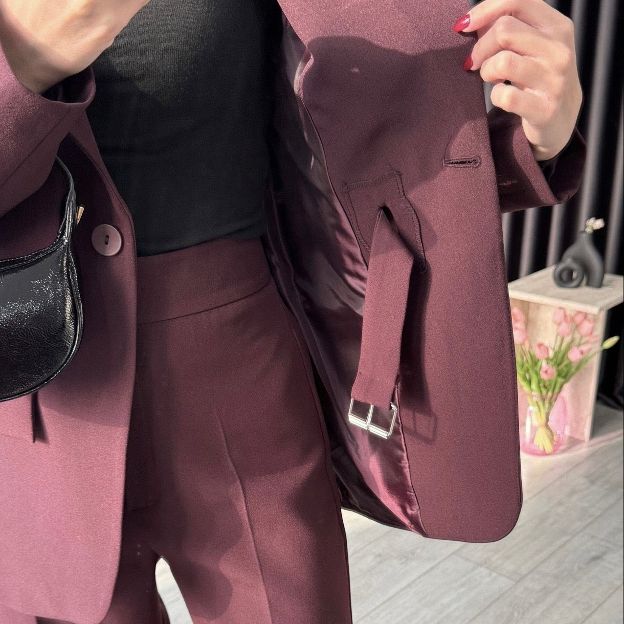Empowerment Belted Blazer