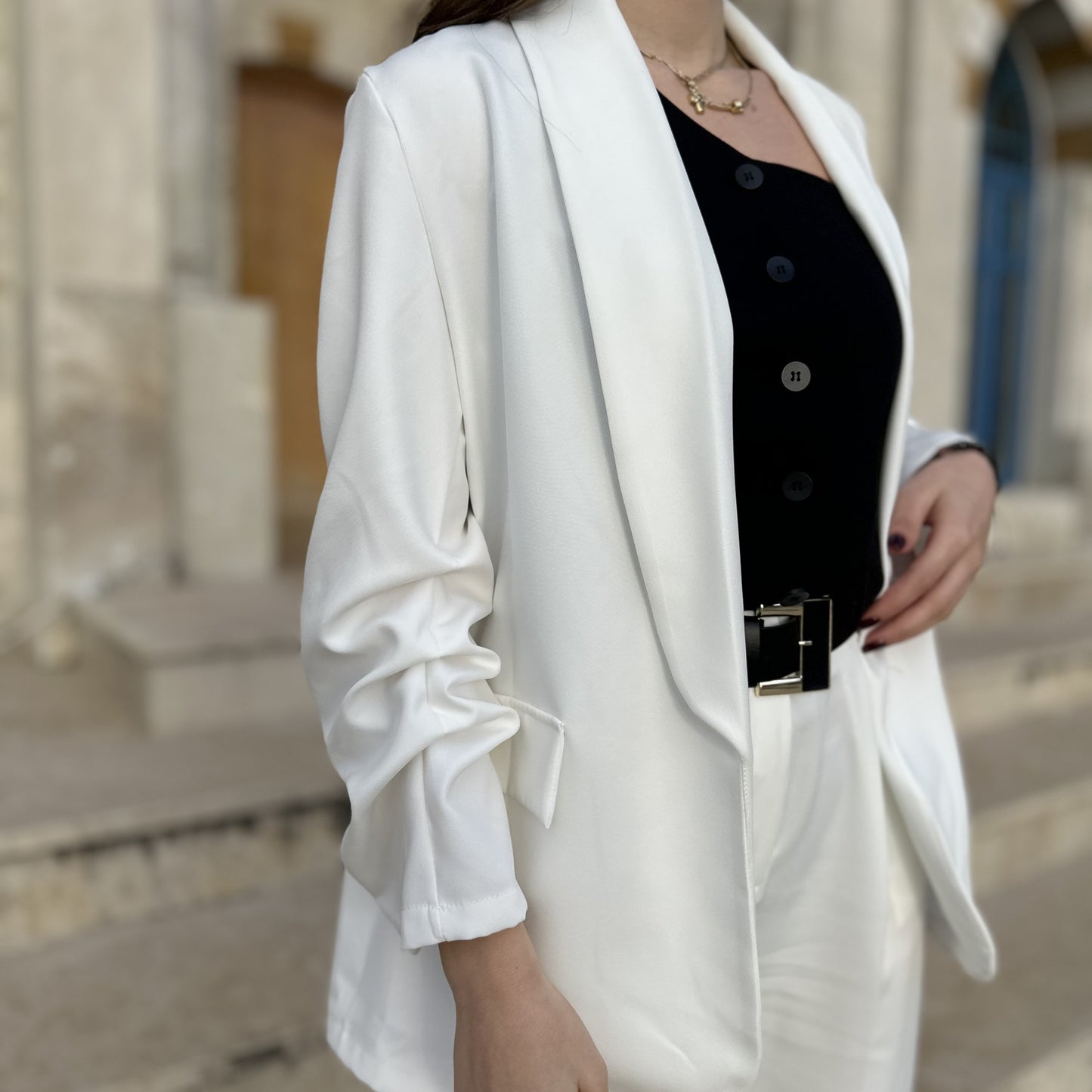 White Moon Blazer