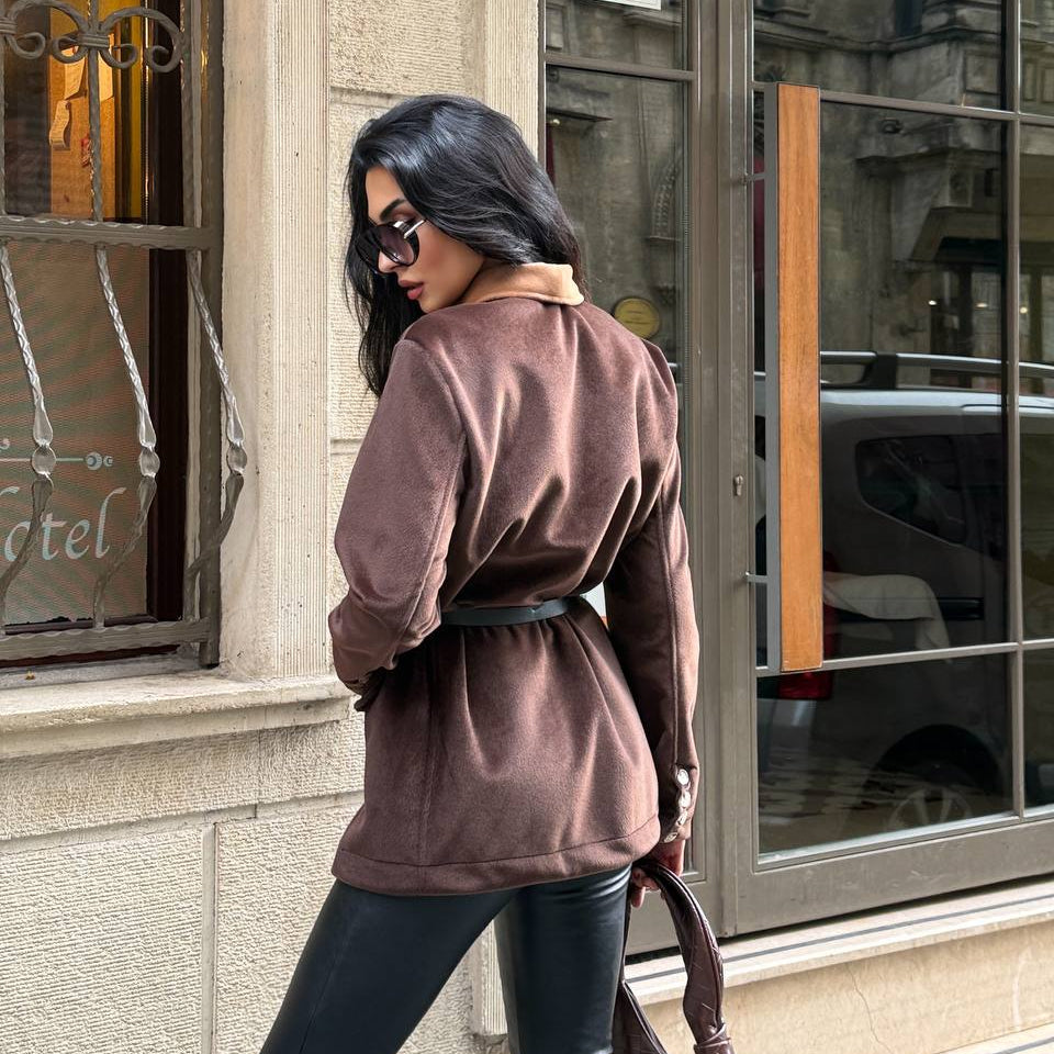 Luxe Chocolate Jacket