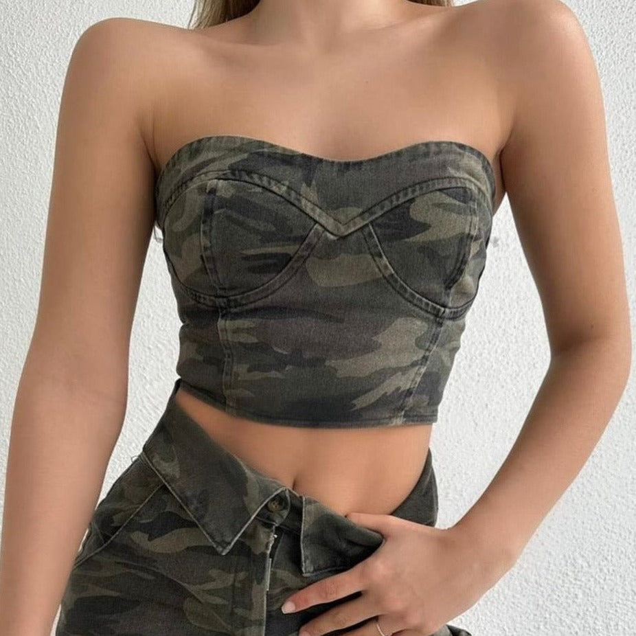 CAMOUFLAGE CropTop