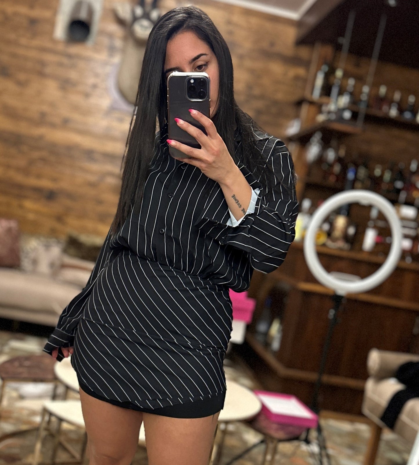 NOELIA Striped Dress