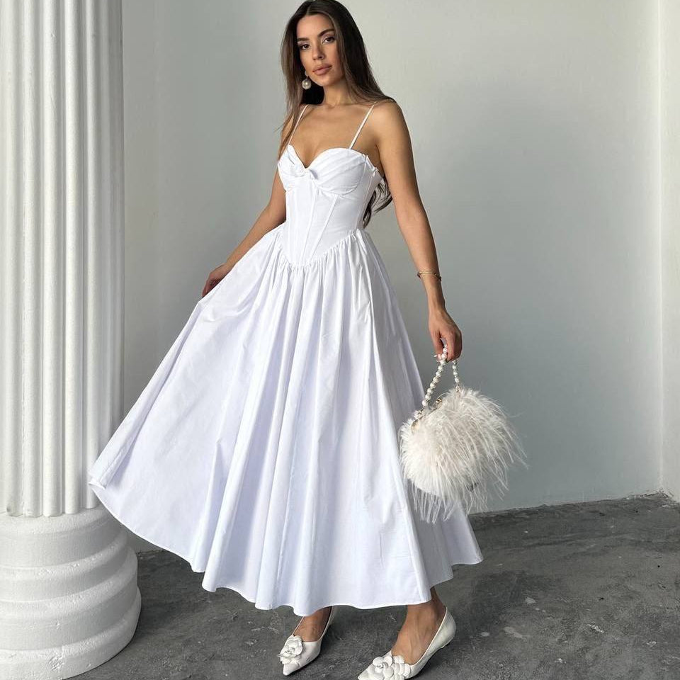 White Corset Dress