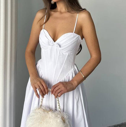 White Corset Dress
