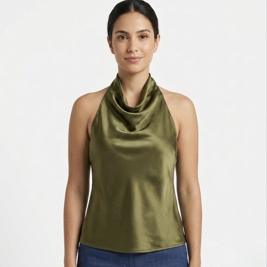 Draped Halter Top