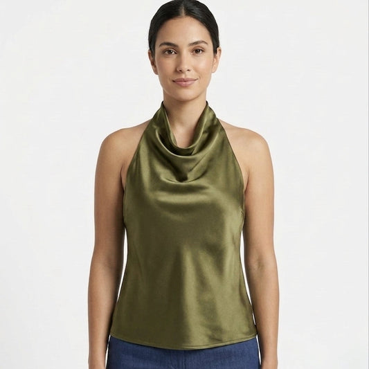 Draped Halter Top