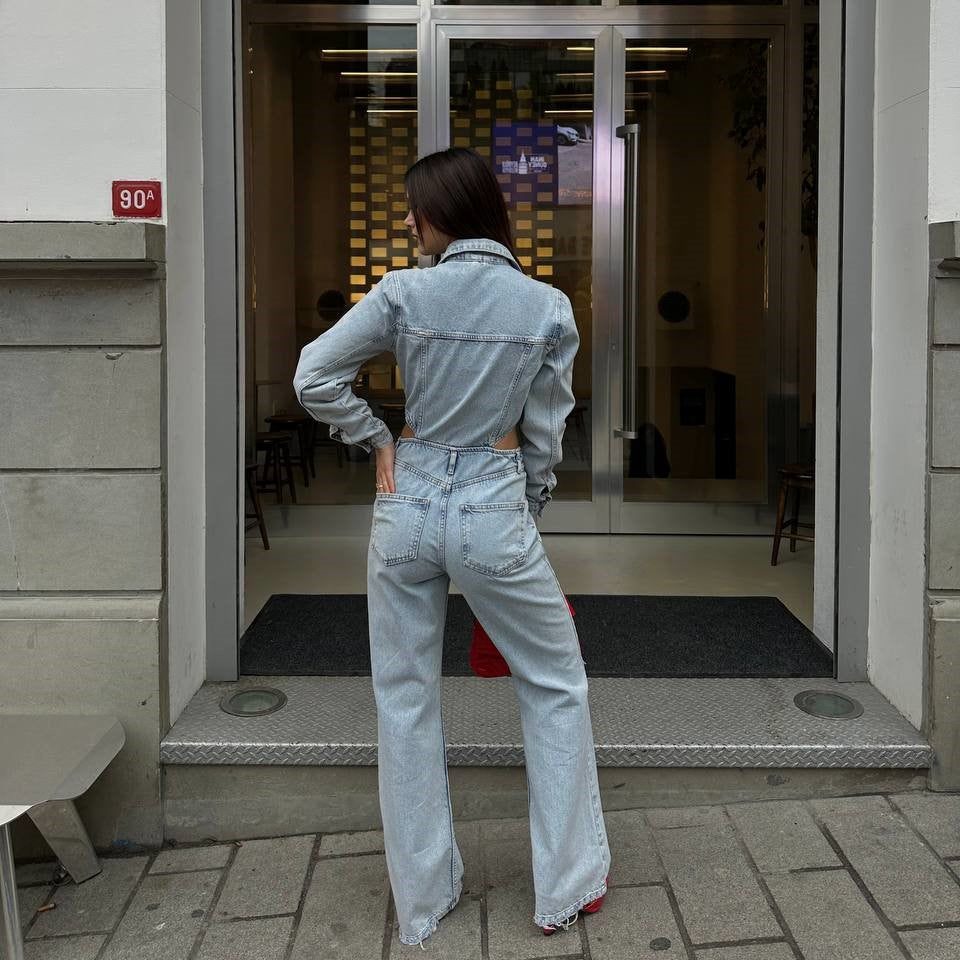 Nova Denim Jumpsuit