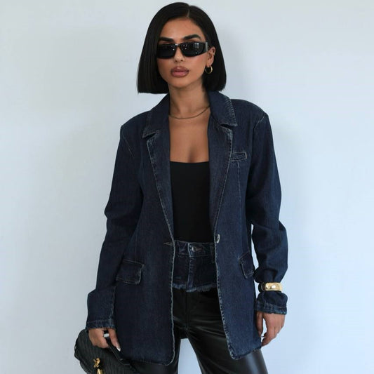 Denim Luxe Blazer