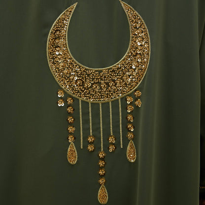Olive Luxe Abaya