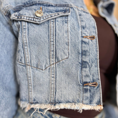 CROPPED  JEANS JACKET