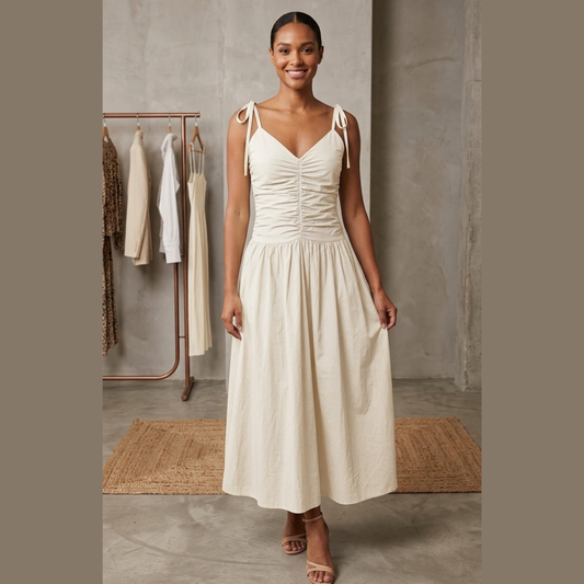 RUCHED DRESS