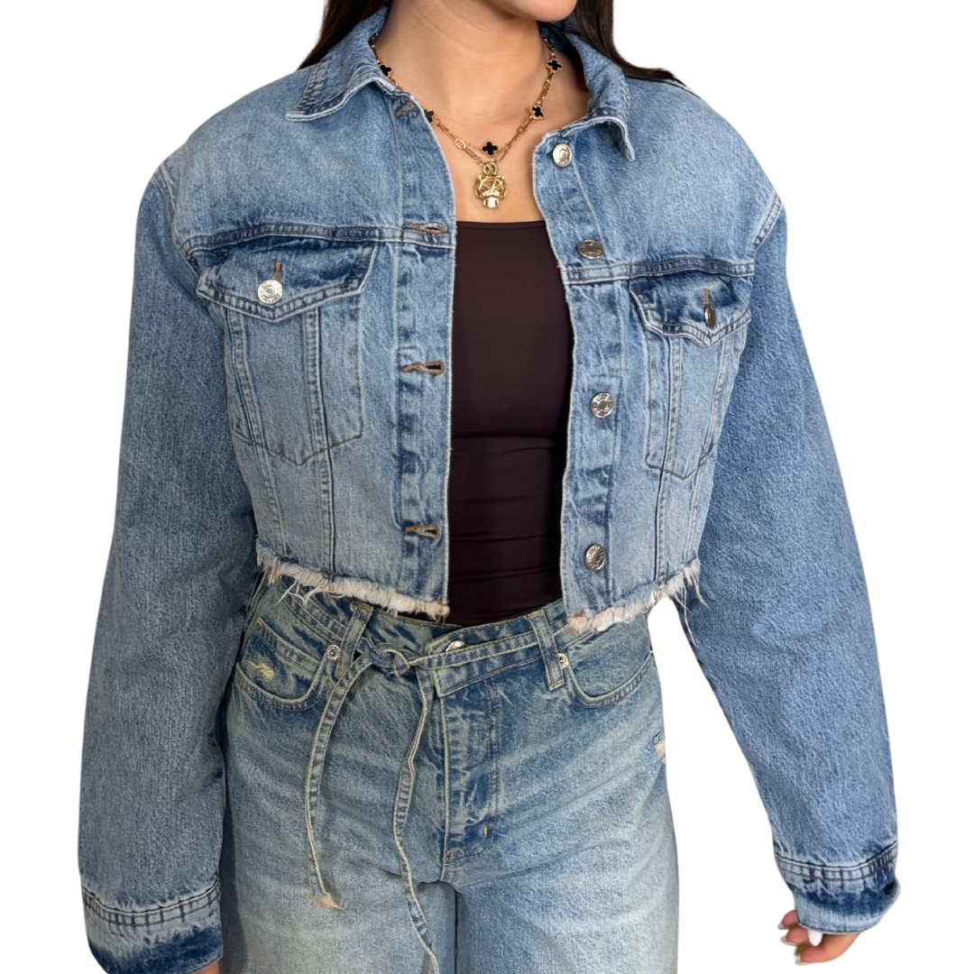 CROPPED  JEANS JACKET