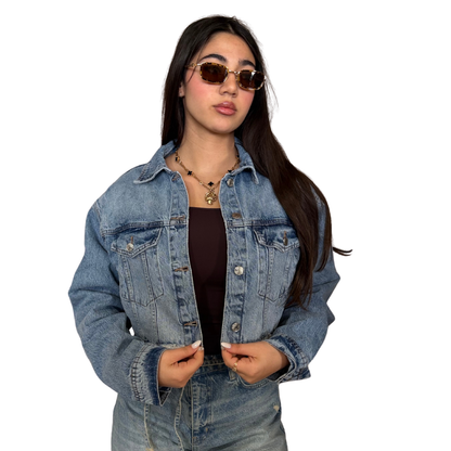 CROPPED  JEANS JACKET