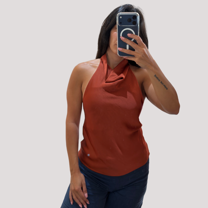 Draped Halter Top