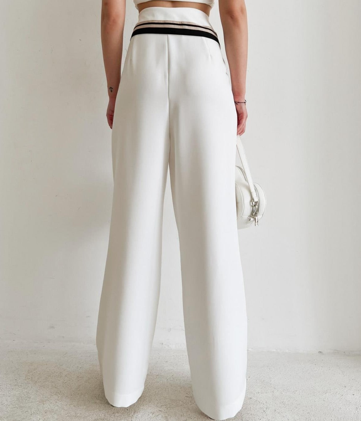 White Plasma Pants