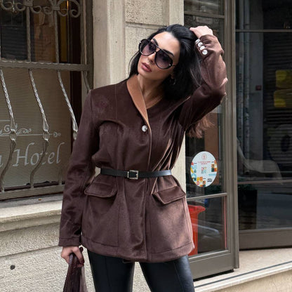 Luxe Chocolate Jacket