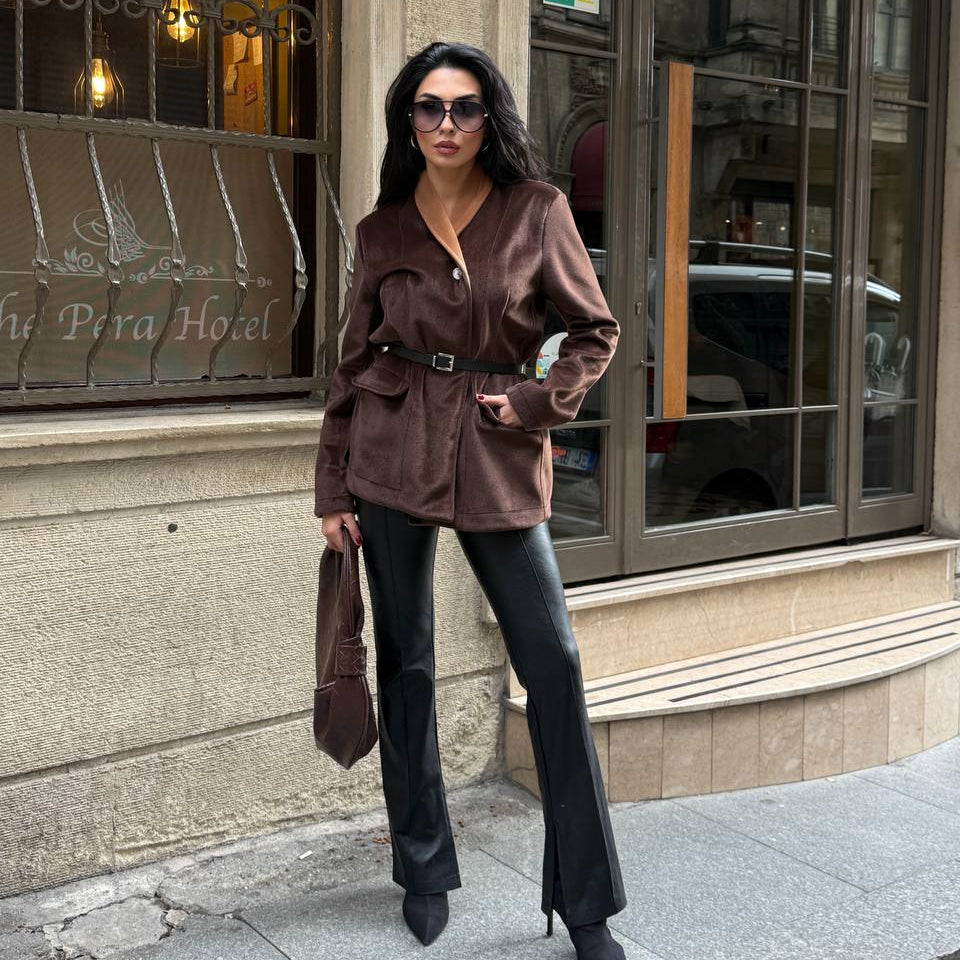 Luxe Chocolate Jacket