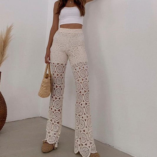 CROCHET Knitted Trousers
